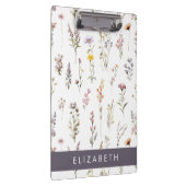 Farbenfrohe Blume, Wildblumen, Grünpflanzen, Ihr N Klemmbrett (Rechts)