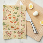 Farbenfrohe Blume Wunderland Geschirrtuch (Viertel Falte)