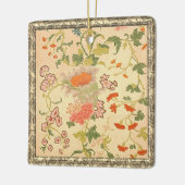 Farbenfrohe Blume Wunderland Keramikornament (Links)