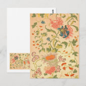 Farbenfrohe Blume Wunderland Postkarte (Vorne/Hinten)