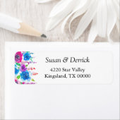 Farbenfrohe Blumen Elegante Wasserfarben Blume (Insitu)