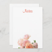 Farbenfrohe Blumen Handschrift Vorlage Farbe (Vorne/Hinten)