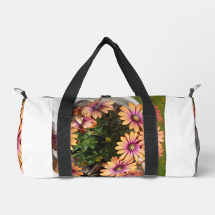 Farbenfrohe Blumen-Turnhalle- & Reisetasche Duffle Bag