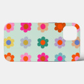 Farbenfrohe Blumen Vintage-Blumenmuster Case-Mate iPhone Hülle (Rückseite (Horizontal))