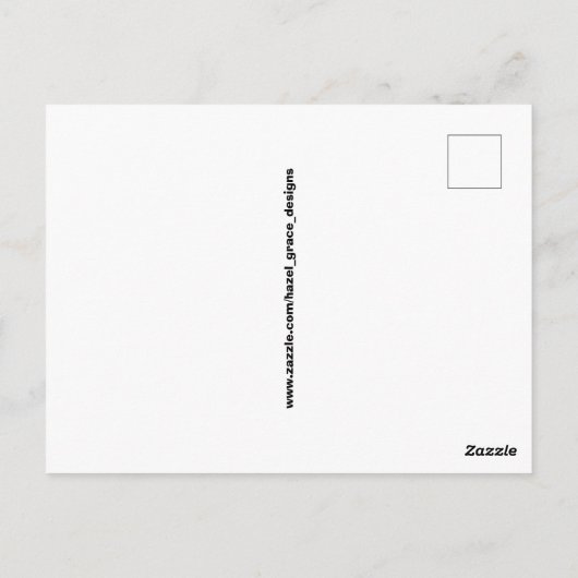 Farbenfrohe Blumenabstimmung Postkarte (Rückseite)