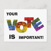 Farbenfrohe Blumenabstimmung Postkarte (Vorderseite)