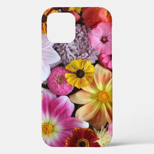 Farbenfrohe BlumenBouquet Case-Mate iPhone Hülle (Rückseite)
