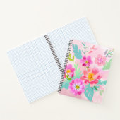 Farbenfrohe BlumenBouquet Notizblock (Innenseite)