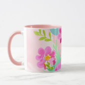 Farbenfrohe BlumenBouquet Tasse (Links)