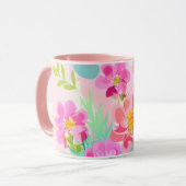 Farbenfrohe BlumenBouquet Tasse (Vorderseite Links)