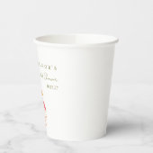 Farbenfrohe Blumenbrunch Brause Dusche Pappbecher (Links)