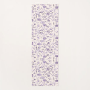 Farbenfrohe BlumenCollage Yogamatte
