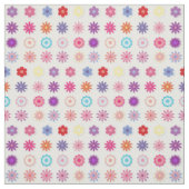 Farbenfrohe Blumendekor Stoff (Muster)
