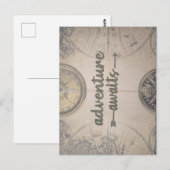 Farbenfrohe Blumendesign Postkarte (Vorne/Hinten)