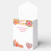 Farbenfrohe Blumenfiesta mexikanisches Brautparty Geschenkschachtel (Geöffnet)