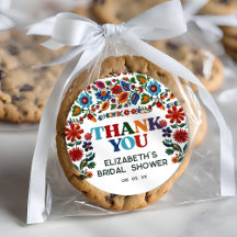 Farbenfrohe Blumenfiesta Stickerei Blume Vielen Da