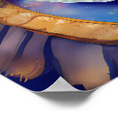 Farbenfrohe Blumenfreude Poster (Ecke)