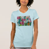 Farbenfrohe Blumenfreude T-Shirt (Vorderseite)