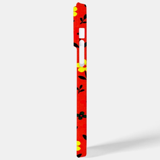 Farbenfrohe Blumengarten Case-Mate iPhone Hülle (Rückseite / Links)