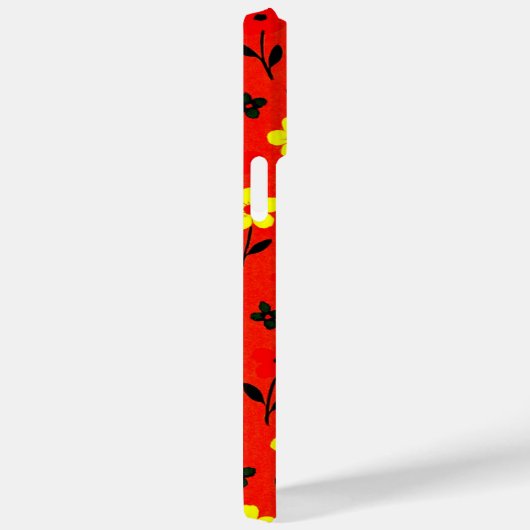 Farbenfrohe Blumengarten Case-Mate iPhone Hülle (Rückseite / Rechts)