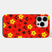 Farbenfrohe Blumengarten iPhone Hülle (Rückseite (Horizontal))