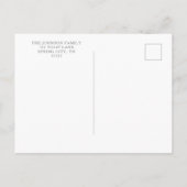 Farbenfrohe Blumengärten Osterbrunch Einladungspostkarte (Rückseite)