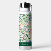 Farbenfrohe Blumengarten-Wasserflasche Trinkflasche (Hinten)