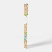 Farbenfrohe Blumengartenmuster iPhone Hülle (Rechte Seite)