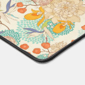 Farbenfrohe Blumengartenmuster Schreibtischunterlage (Ecke)