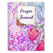 Farbenfrohe Blumengartenzeitung Notizblock (Vorderseite)