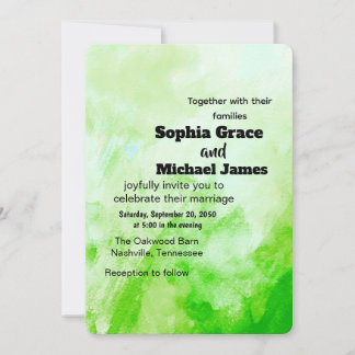 Farbenfrohe blumengeschichtliche Einladung | Aquar