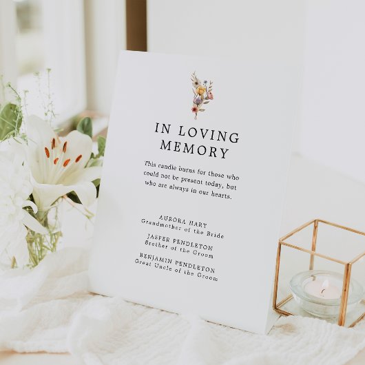 Farbenfrohe blumengeschichtliche Gedenkstätte Sockelschild