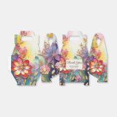 Farbenfrohe Blumengeschmacksbox Geschenkschachtel (Ungefaltet)