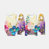 Farbenfrohe Blumengeschmacksbox Geschenkschachtel (Ungefaltet)