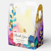 Farbenfrohe Blumengeschmacksbox Geschenkschachtel (Geöffnet)