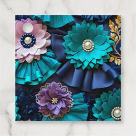 Farbenfrohe Blumengestelle Kunst - Geschenkartikel Geschenkanhänger