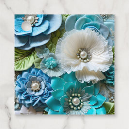 Farbenfrohe Blumengestelle Kunst - Geschenkartikel Geschenkanhänger