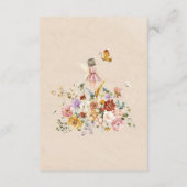 Farbenfrohe Blumenhain Party Bücher für Kinder Begleitkarte (Rückseite)