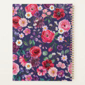 farbenfrohe Blumenhochzeit Planer (Rückseite)