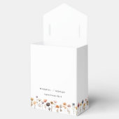 Farbenfrohe Blumenhochzeit Vielen Dank Geschenkschachtel (Geöffnet)