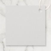 Farbenfrohe Blumenjungen Duschbrause - Begrüßungst Geschenkanhänger (Rückseite)