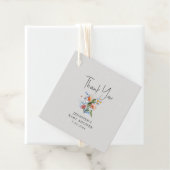 Farbenfrohe Blumenjungen Duschbrause - Begrüßungst Geschenkanhänger (Beispiel)