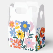 Farbenfrohe Blumenkästen: Schöne Bouquets Geschenkschachtel (Geöffnet)