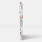 Farbenfrohe Blumenklauseln iPhone Hülle (Linke Seite)