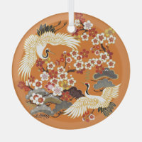 Farbenfrohe Blumenkrane Sakura Muster