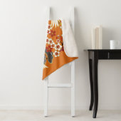 Farbenfrohe Blumenkrane Sakura Muster Sherpadecke (Beispiel)