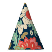 Farbenfrohe Blumenmenschen: Handgezeichnet Partyhütchen (Rechts)