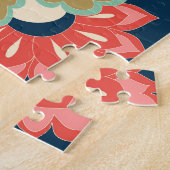 Farbenfrohe Blumenmenschen: Handgezeichnet Puzzle (Seite)