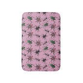 Farbenfrohe Blumenmuster Badematte (Vorderseite Vertikal)