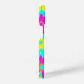 Farbenfrohe Blumenmuster Blüten Telefongehäuse iPhone Hülle (Rechte Seite)